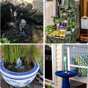 फ्रीसिया समायोज्य 10 डब्ल्यू 160gph सबमर्सिबल एक्वेरियम पंप के साथ एलईडी लाइट 3.3फीट प्लास्टिक ट्यूबिंग के साथ - Product Image 6