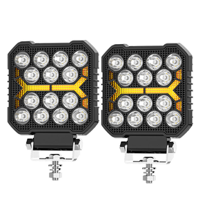 Vente en gros de projecteurs LED 4 pouces 4x4, 16 LED, 48 W, 9-36 V, lampe de travail pour voiture, moteur, camion tout-terrain, phares carrés universels - Product Image 2