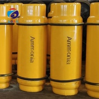 Cilindro de acero soldado QDBG China de 400L para amoníaco líquido, cilindro de almacenamiento industrial de NH3 de 3MPa con válvula QF-11