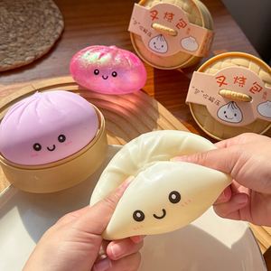 Kawaii Cartoon Bao Bun <b>Squishy</b> Soft Sensory Dumpling Toy Stress Relief Unisex Gift for Age 5 to 7 Years - Product Image 4