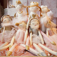 Peluche Fée des Fleurs Mignonne, Poupée Unisexe, Oreiller de Sommeil Princesse, Jouet Doux, Série Mode, Échelle 1:3, 30-50cm, 2-4 Ans, Anniversaire