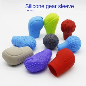 Silicone Case Universal Manual Car Gear Head Shift <strong>Knob</strong> Cover Handbrake Covers Gear Shift Collars Handbrake Grips Decoration - Product Image 2