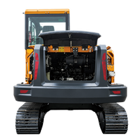 Excavator Mini Crawler Hyundai HX60G 5,85 Ton 36,8 kW Mesin Diesel Weichai Bucket 0,25m Model 2023 Dilengkapi Breaking Hammer