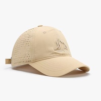 Nouvelle casquette de baseball respirante à séchage rapide, protection solaire polyvalente pour hommes et femmes, casquette à visière incurvée