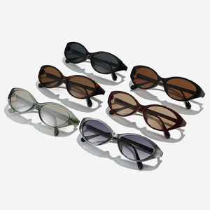 Gafas de Sol de Alta Gama para Hombre, Montura de PC, Modelo 2026, Estilo Ojo de Gato, Protección UV, Gafas de Sol Ovaladas Personalizadas de Lujo - Product Image 5