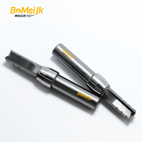 BoMeiJK Prix usine OEM Fraise CNC TCT à 3 dents, hélice 45° et fraise à rainurer droite pour MDF et bois dur, outils de travail du bois