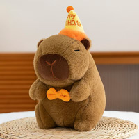 Personnalisation en gros de plusieurs peluches Capibara de huit pouces avec rembourrage en coton PP, jouet anti-stress pour les 5 ans et plus et les 14 ans et plus