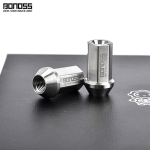 Tuercas de Rueda Cónicas de 60 Grados de Aleación de Titanio de Alta Precisión BONOSS de Grado 10 para Honda/Toyota/Ford/Lexus - Product Image 1