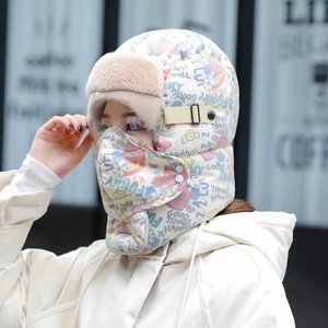 Syh994 Dày Sang Trọng Đi Xe Đạp Mùa Đông <span class=keywords><strong>Hat</strong></span> Với <span class=keywords><strong>Ear</strong></span> <span class=keywords><strong>Flaps</strong></span> Ấm Nga Phong Cách Mui Xe Với Dot Và Bow Mô Hình Cho Bãi Biển Kinh Doanh Sử Dụng - Product Image 1