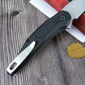 Cuchillo de rescate EDC para exteriores Ker shaw LIGHTYEAR 1395 OEM con hoja de acero 8Cr13Mov, mango antideslizante de fibra de nylon ondulada, para senderismo y supervivencia. - Product Image 4