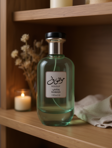 Botella de Perfume Rectangular de Vidrio Ramadi Mousuf de 100 ml, Difusor de Aroma Oriental - Product Image 2