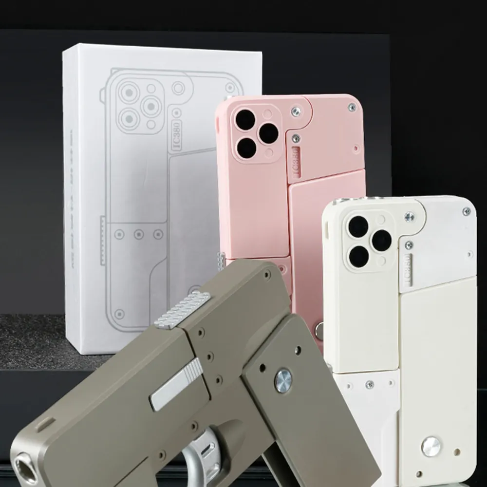 Samlok 2023 Amazon Новинка модный пистолеты DP-12 двойной мягкой пулей пистолет для мальчиков крупнокалиберный пистолет научно-образовательной модели телефона пистолет