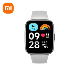 Jam tangan pintar Redmi 4G, arloji cerdas Bluetooth 1.83 inci layar besar ultra-jernih, jam tangan Redmi 3 aktif untuk pria