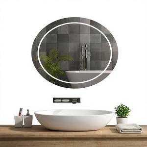 LED Glass Minimalist Frameless <b>Wall</b> <b>Bathroom</b> Makeup Bedroom <b>Mirror</b> <b>Wall</b> <b>Mirror</b> Makeup <b>Mirror</b> Hallway <b>Mirror</b> - Product Image 1