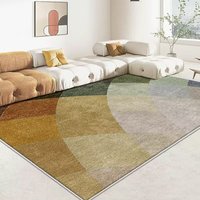 Tapis moderne en polyester à motif géométrique, fabriqué à la machine, antidérapant, pour la décoration intérieure, les voyages et l'utilisation en voiture