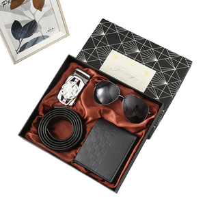 Regalos de Presentación Empresarial Modernos de Alta Gama, Juego de Regalo Personalizado Hecho a Mano en Cuero para Hombre, Regalo Corporativo de Navidad - Product Image 1