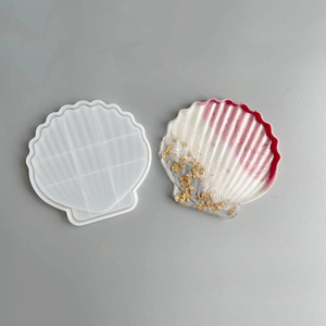 Étoile <span class=keywords><strong>de</strong></span> mer <span class=keywords><strong>coquille</strong></span> forme résine plaque moules plaque miroir <span class=keywords><strong>Silicone</strong></span> <span class=keywords><strong>moule</strong></span> pour bricolage artisanat cristal cendrier bijoux stockage plateau moules - Product Image 3