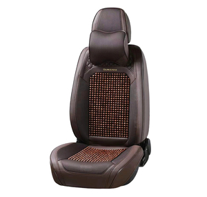 Protecteur de siège de <span class=keywords><strong>voiture</strong></span> de luxe personnalisé Noir et rouge Ensemble complet universel en cuir PU - Product Image 4