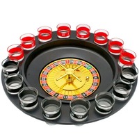 Bar Pary jeux plateau tournant russe pour adultes, machine à Roulette tourner la roue, jeu de tir à boire avec 16 tasses pour adultes de 2 à 8 personnes