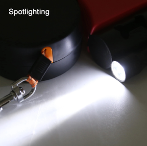 2025 Hot Style Ideas luces de uno a dos perros pequeños Teddy Bomei de doble cabeza cuerda de tracción retráctil automática correa para perro - Product Image 5