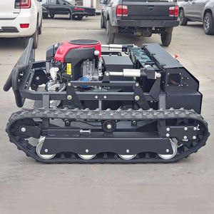 Tondeuses à gazon industrielles sans fil diesel/essence sur chenilles, intelligentes, télécommandées, certifiées CE, personnalisables pour pentes, jardins et fermes - Product Image 3