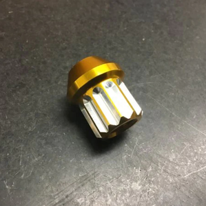Piezas CNC <span class=keywords><strong>de</strong></span> precisión personalizadas M12x1.5 Acorn Black Machined Billet 7075 Aluminio 12 pt Lug Nuts - Product Image 4