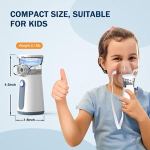 Nébuliseur Électrique Portable à Mailles pour Usage Domestique Enfants et Adultes, Dispositif en Plastique avec Batterie Intégrée pour Inhalateur d'Asthme - Product Image 1