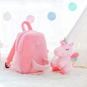 <span class=keywords><strong>Sac</strong></span> à <span class=keywords><strong>dos</strong></span> <span class=keywords><strong>licorne</strong></span> en peluche kawaii pour enfants de <span class=keywords><strong>maternelle</strong></span>, petits sacs d'école pour filles, vente chaude - Product Image 2
