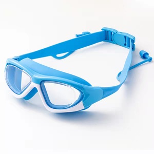 Gafas de natación antiniebla para niños, gafas de natación antiniebla, tapones para los oídos, máscaras de visión amplia - Product Image 2