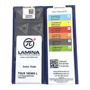 TNUX160404L-LT10 tournant l'insertion de carbure - Product Image 1