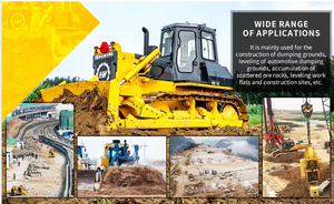 <span class=keywords><strong>Bulldozer</strong></span> de orugas de 16-17.5 toneladas, 131kW de potencia, con cuchilla recta/de saneamiento y desgarrador de 3 dientes para movimiento de tierras/minería/vertederos, CE - Product Image 6