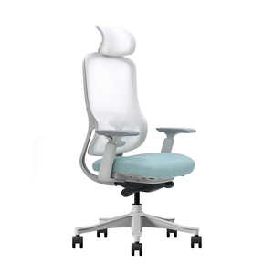 Chaise de bureau pivotante <span class=keywords><strong>en</strong></span> maille de luxe contemporaine, 4 vérins à gaz, mécanisme d'inclinaison verrouillable, design ergonomique, utilisation pour les conférences et les jeux - Product Image 6