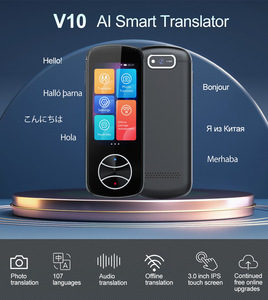 Traducteur de poche instantané portable 2024, dernière version, 12 langues hors ligne avec traduction vocale en temps réel - Product Image 2