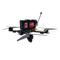 TYI Kit de Quadricoptère FPV 10 Pouces 1.6W/2W/3W avec Éclairage Nocturne, Mini FPV Télécommandé en Fibre de Carbone