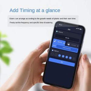 WiFi App Controlled Smart Home Timing Irrigation Water Valve Graffiti Solar Powered Drip Irrigation Pipe Garden Water <b>Timer</b> - Product Image 4