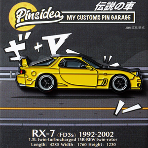 Alfileres de coche rojos personalizados de alta calidad, venta al por mayor, esmalte de Metal con aleación de Zinc, impresión en 2 colores, bienvenido su alfiler de coche personalizado como regalo - Product Image 3