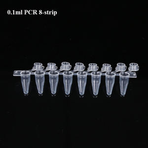 Temizle beyaz mikrotüpler PCR 8-strip 0.1ml 0.2ml örnekleri tüpler ve kapaklar - Product Image 3