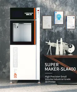 슈퍼 메이커 SLA400 전문 산업 감광성 수지 SLA 3D 프린터