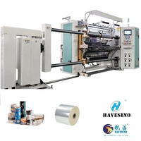 Machine de découpe et de rembobinage de film BOPP entièrement automatique électrique pour l'emballage des vêtements