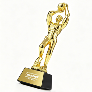 Nouveau Trophée de Basketball en Résine Personnalisé, Vente Chaude Directe Usine, Or/Argent/Bronze, Trophée de Slam Dunk pour <span class=keywords><strong>Ligue</strong></span> de Basketball - Product Image 5
