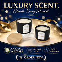 Bougie parfumée à 3 mèches 300g 200g, marque privée, parfum d'ambiance, aromathérapie, coffret cadeau, décoration de chambre, vente en gros