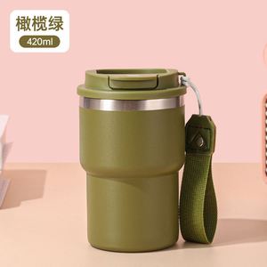 Vaso Térmico de Acero Inoxidable de Doble Pared de 420 ml (15 oz) con Tapa, Mini, para Exteriores, Superventas - Product Image 2