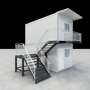 Bureau conteneur préfabriqué détachable moderne minuscule maison à plat pour les applications d'hôtel de centre commercial d'école de bâtiment de bureaux extérieurs - Product Image 6