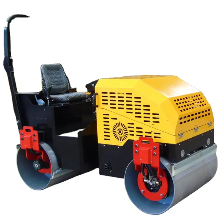 vibration roller double drum Rubber Mounting Road Roller For Sale used road machinery compactor roller