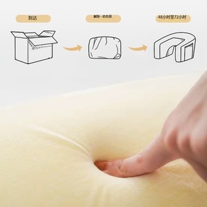 <b>Reading</b> <b>Pillow</b> Velvet Rectangle Solid Color For Bed Rest And Office Use With Support Design - Product Image 5