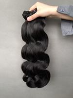 Vente chaude Super Double Drawn Body Wave Paquets de Cheveux Indiens Vierges Bruts Couleur Naturelle