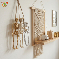 Mini-squelettes d'Halloween pour maison hantée, décorations effrayantes, cadeaux de fête, figurines en plastique 15 cm, blanc os ancien/argent vintage/antique