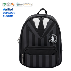 Mochila Loungefly Personalizada de <span class=keywords><strong>Wednesday</strong></span> <span class=keywords><strong>Addams</strong></span>, Mochila Infantil de la Familia <span class=keywords><strong>Addams</strong></span>, Mochila Escolar de Ocio para Adultos - Product Image 1