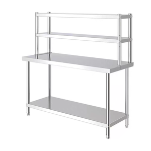 Chất lượng tuyệt vời có thể điều chỉnh chiều cao chuẩn bị bảng thiết bị nhà bếp chuẩn bị bảng nướng cửa hàng thép không gỉ bàn làm việc - Product Image 2