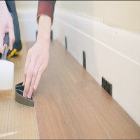 Fischgrät-Eichenholzfarbe Planken-Bodenbelag Vinyl SPC 4mm Klicksystem Rutschfest für Innenbereich